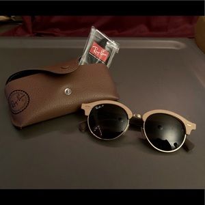 Polarized Ray-bans wood frames - RARE